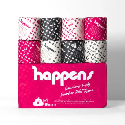 [HPTT16PK] Bamboo Toilet Tissue - 16 Rolls